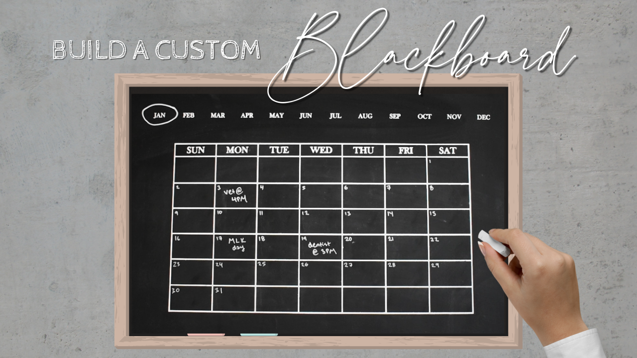 Custom Chalkboard