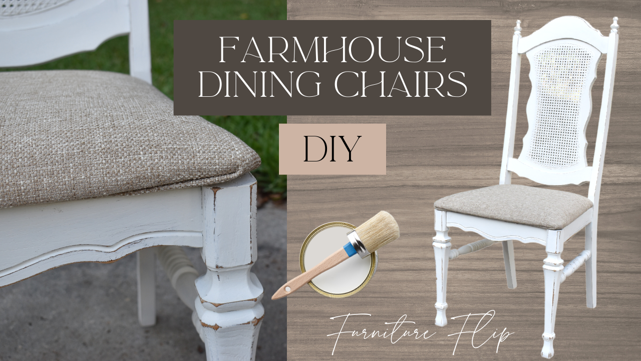 Farmhouse Cane Dining Chairs