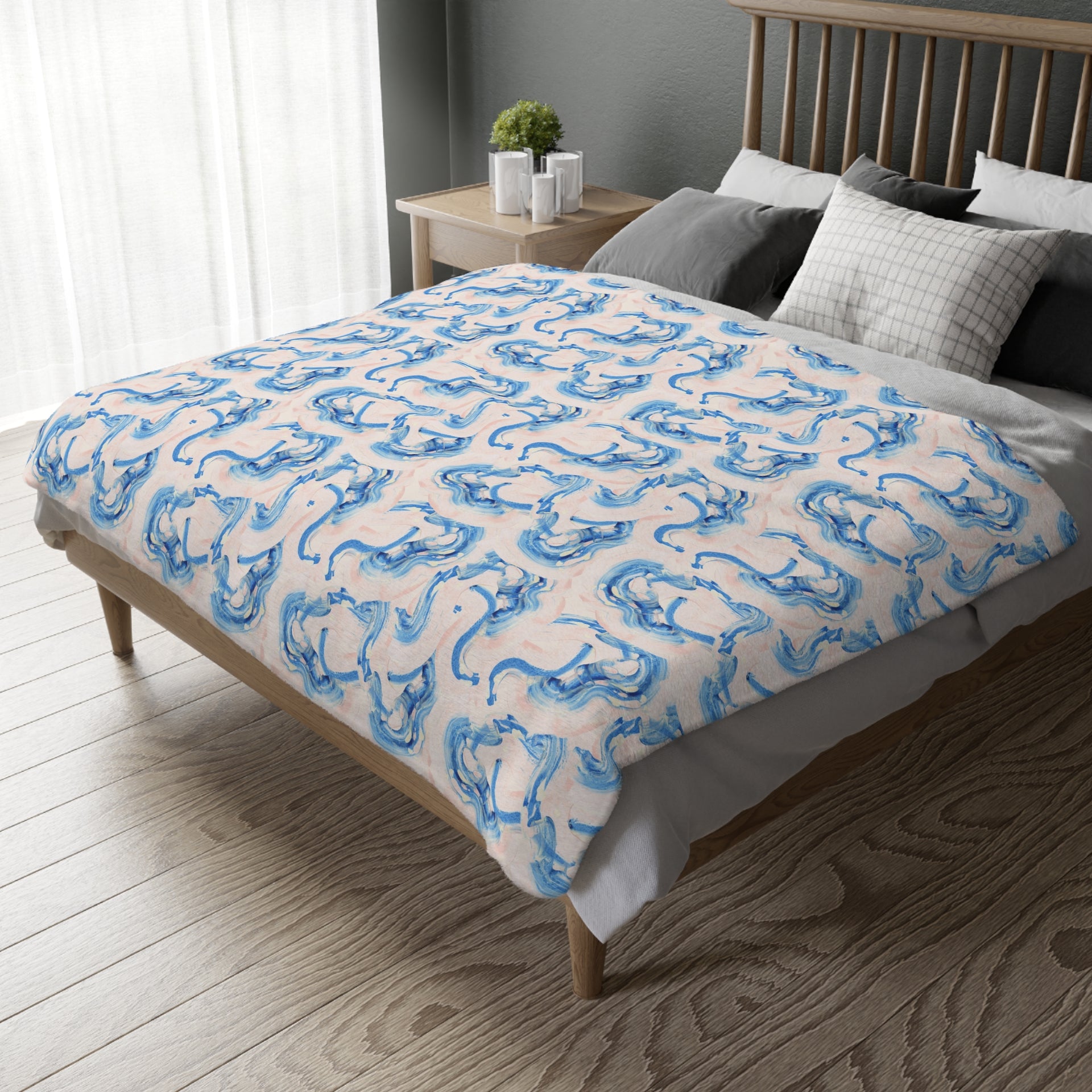 Cotton Clouds | Throw Blanket