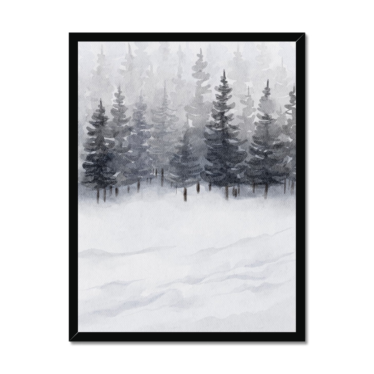 Boreal Drifts | Framed Print