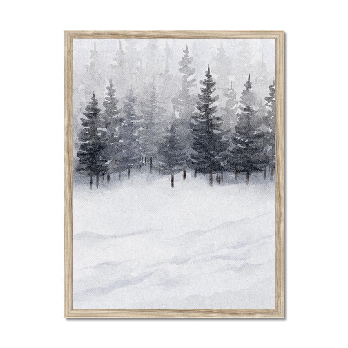 Boreal Drifts | Framed Print