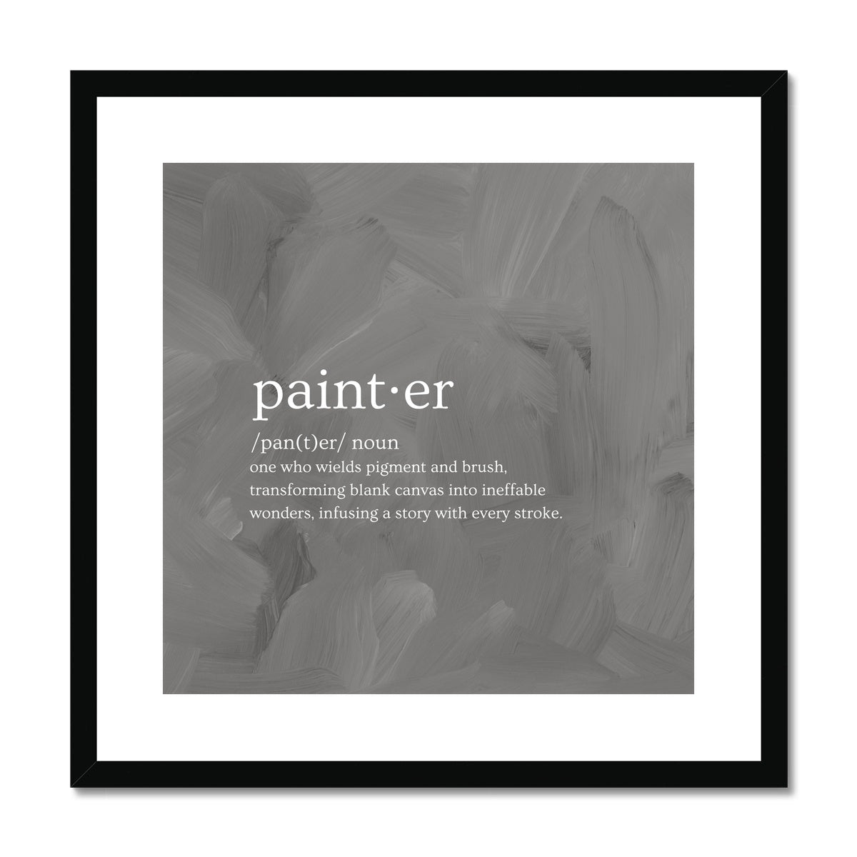 Painter | Framed & Matted Print