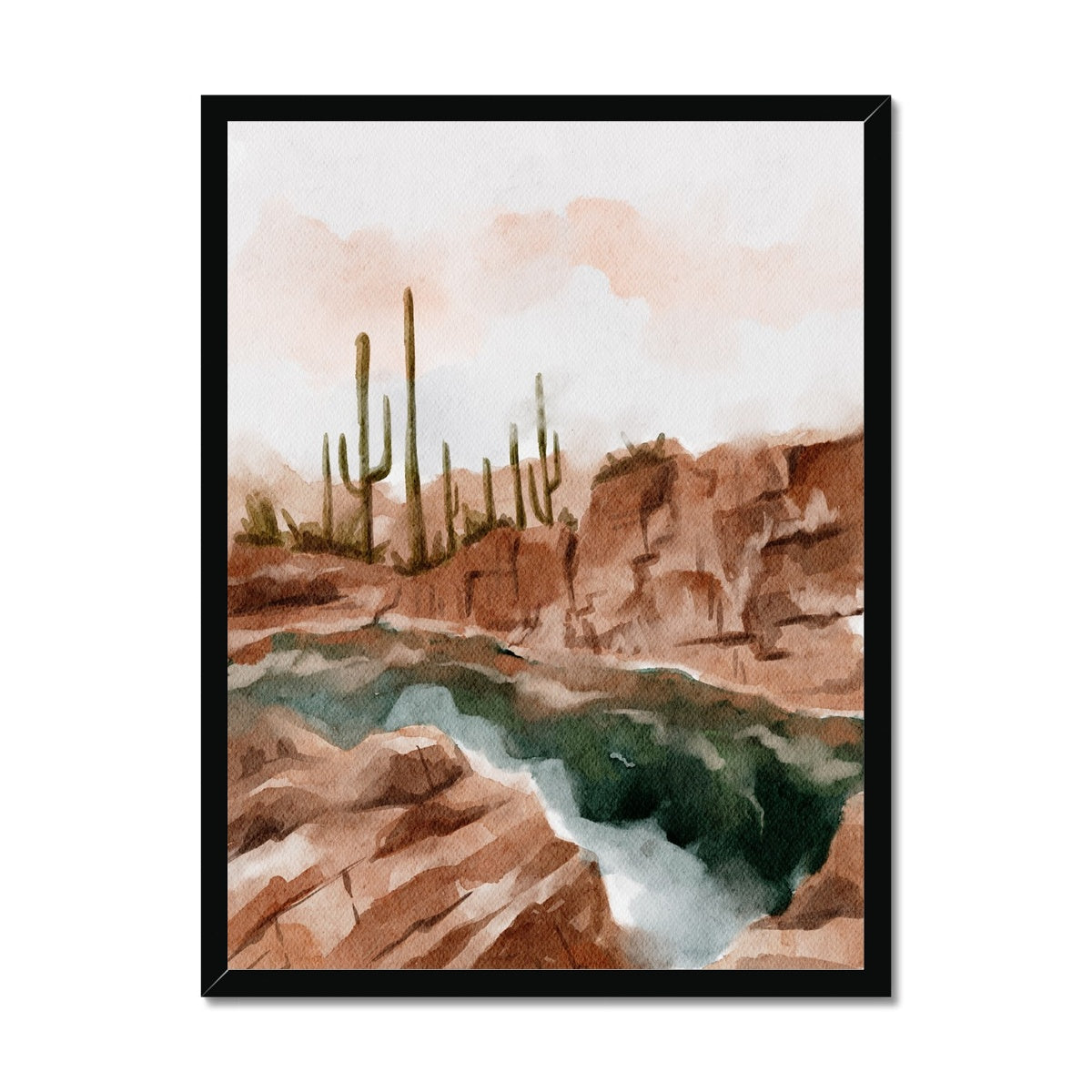 Desert Oasis | Framed Print