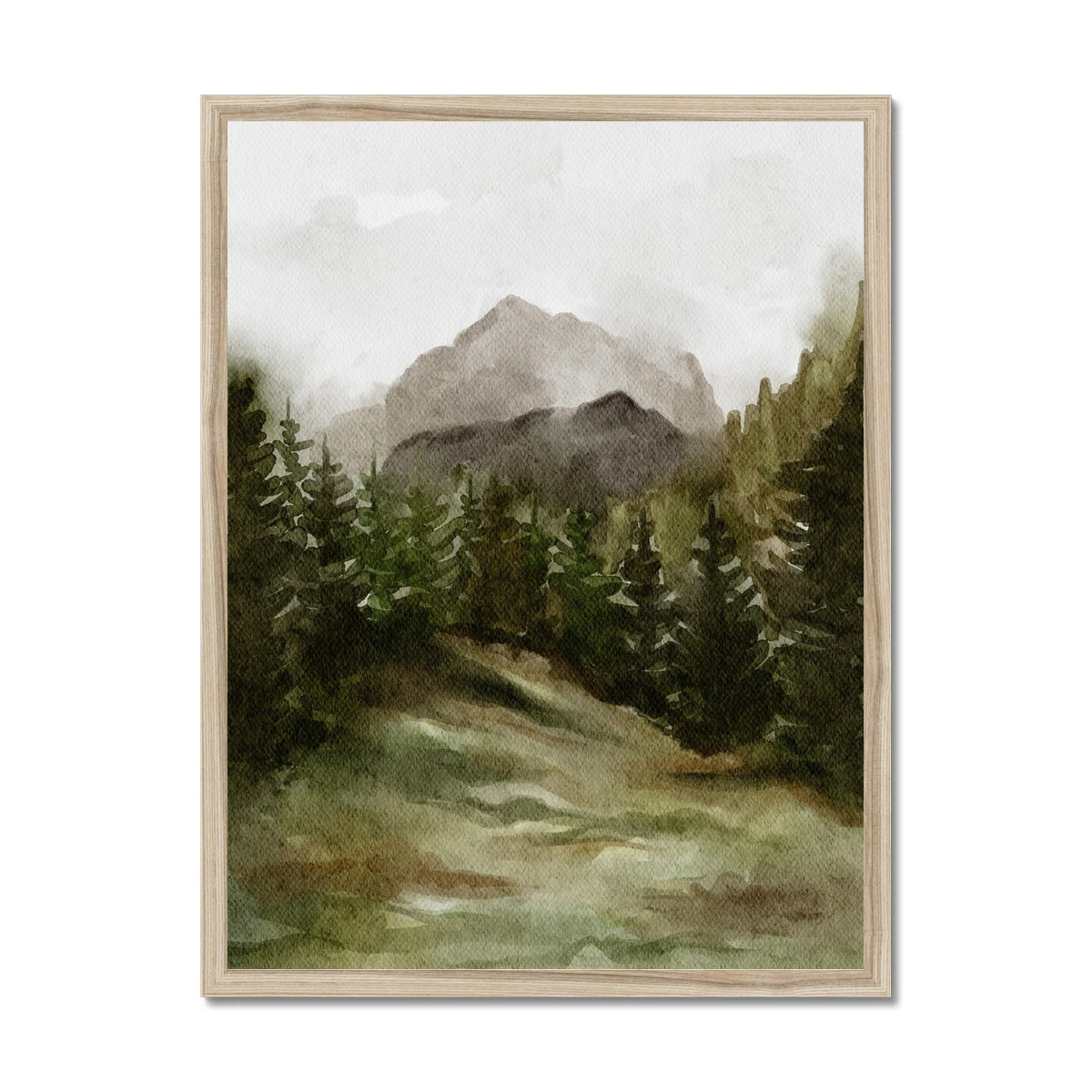 Woodland Fog | Framed Print