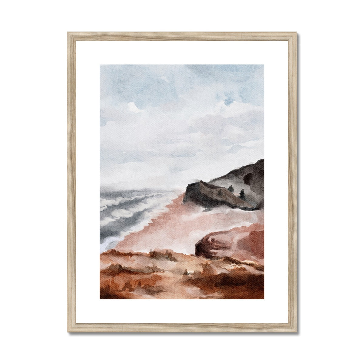 Seagull Harbor | Framed & Matted Print