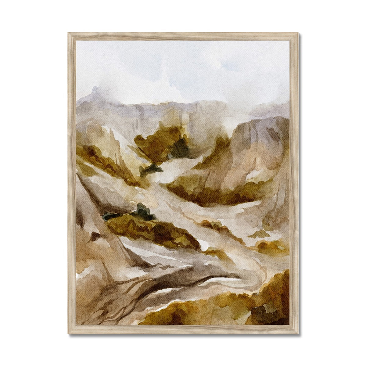 Badland Echo | Framed Print