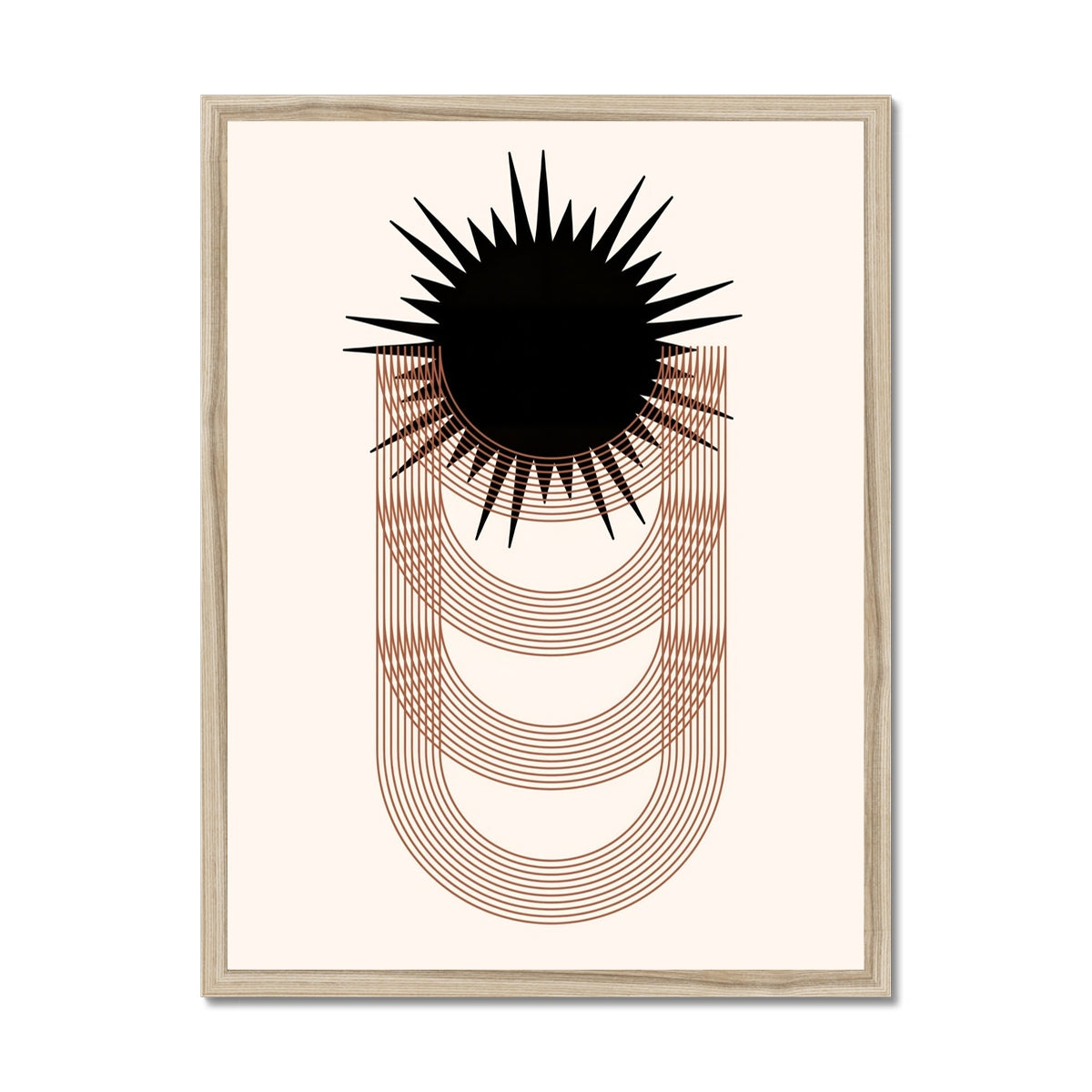 Black Sun | Framed Print