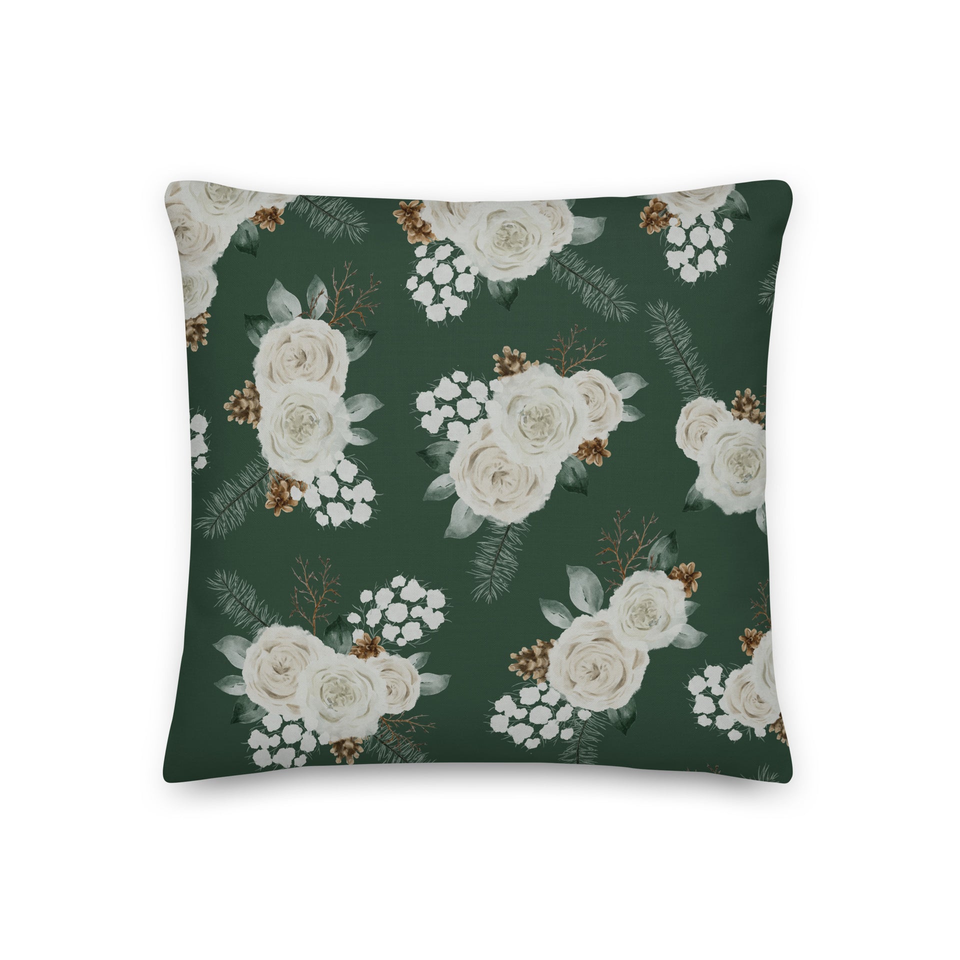 Alpine Refuge Floral | Reversible Throw Pillow