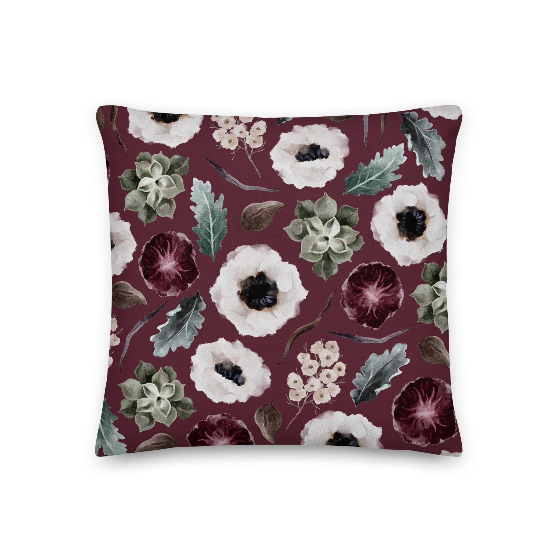 Granite Peaks Floral | Reversible Throw Pillow