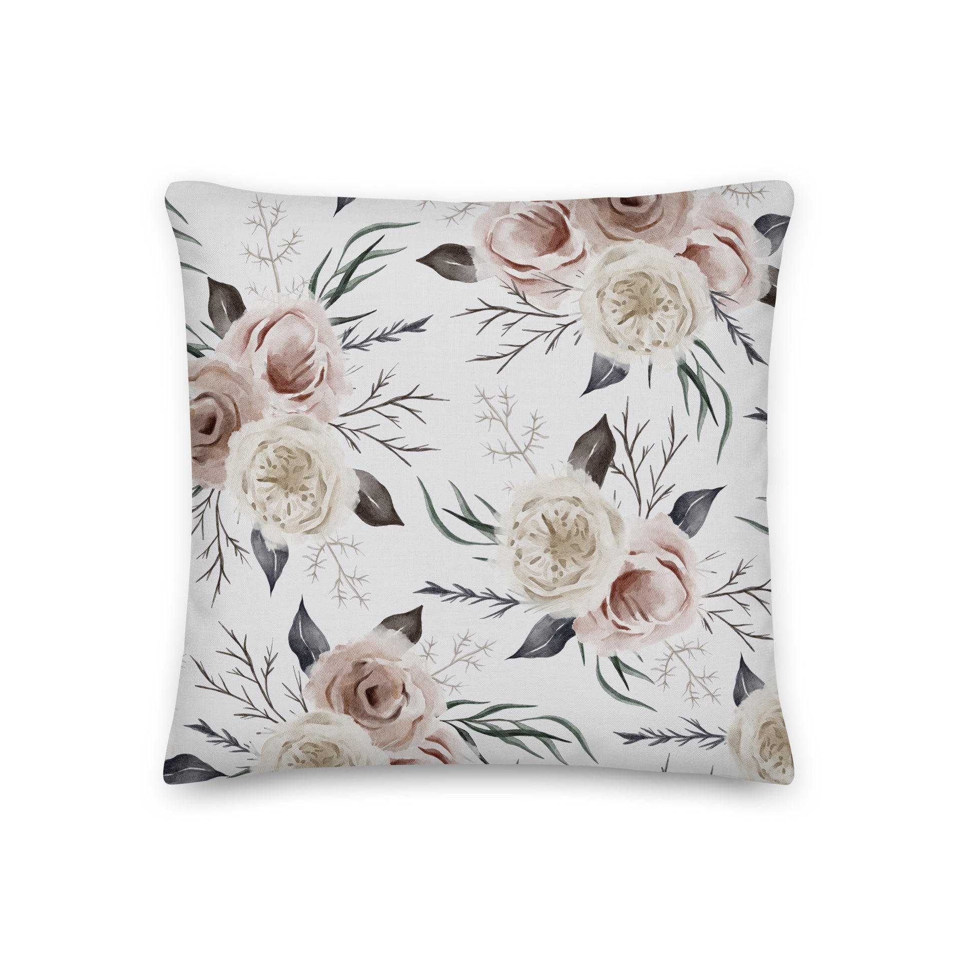 Boreal Drifts Floral | Reversible Throw Pillow