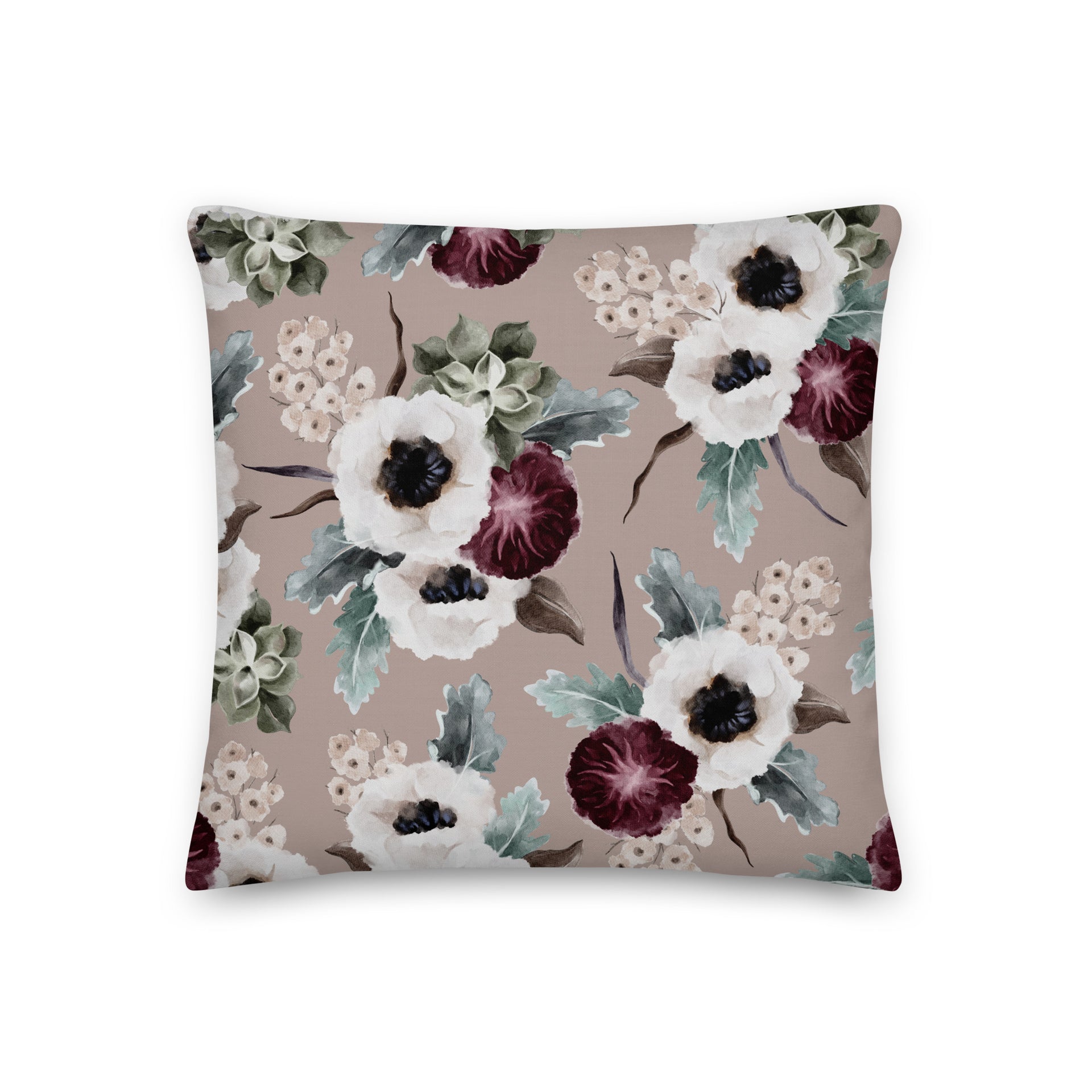 Granite Peaks Floral | Reversible Throw Pillow