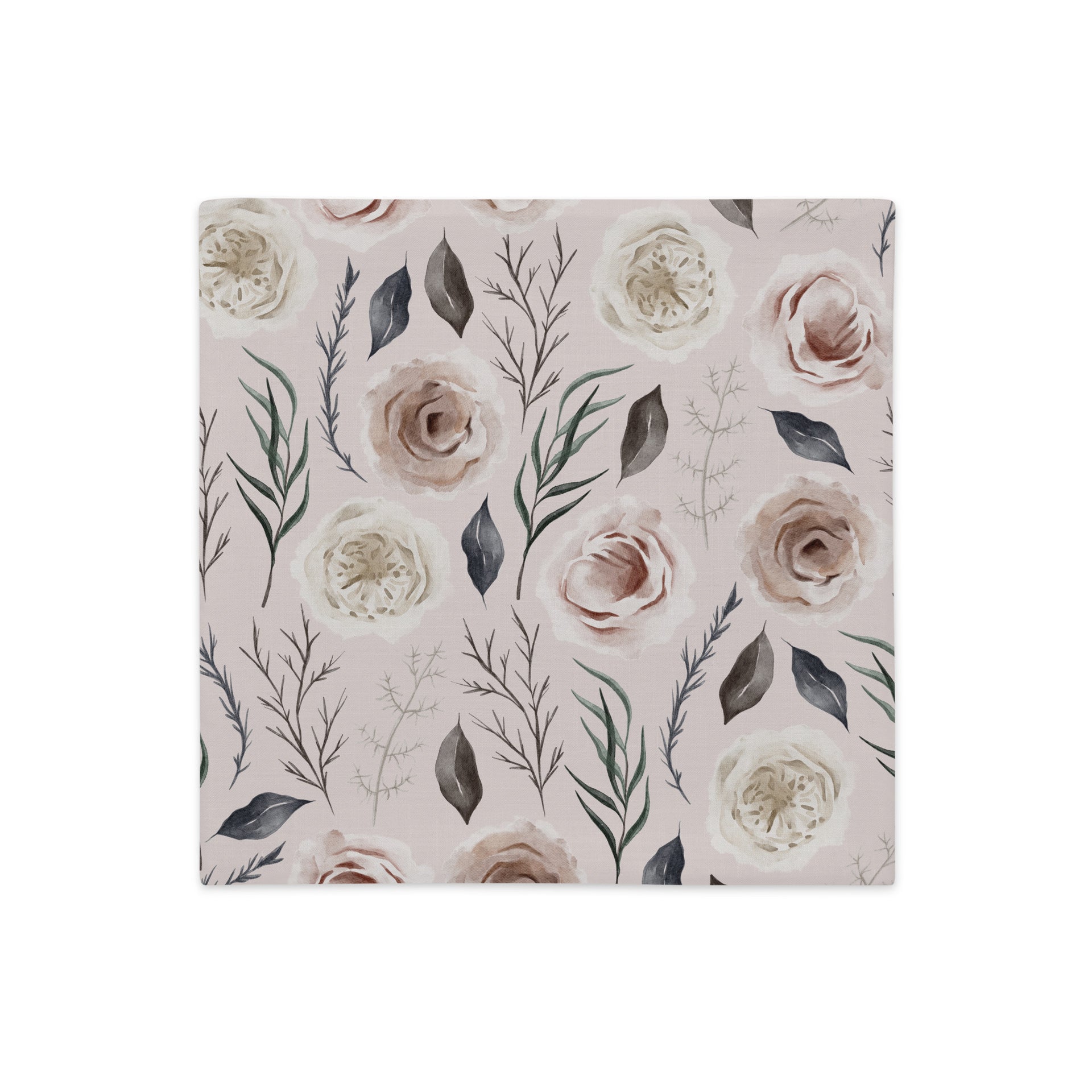 Boreal Drifts Floral | Reversible Throw Pillow Cover