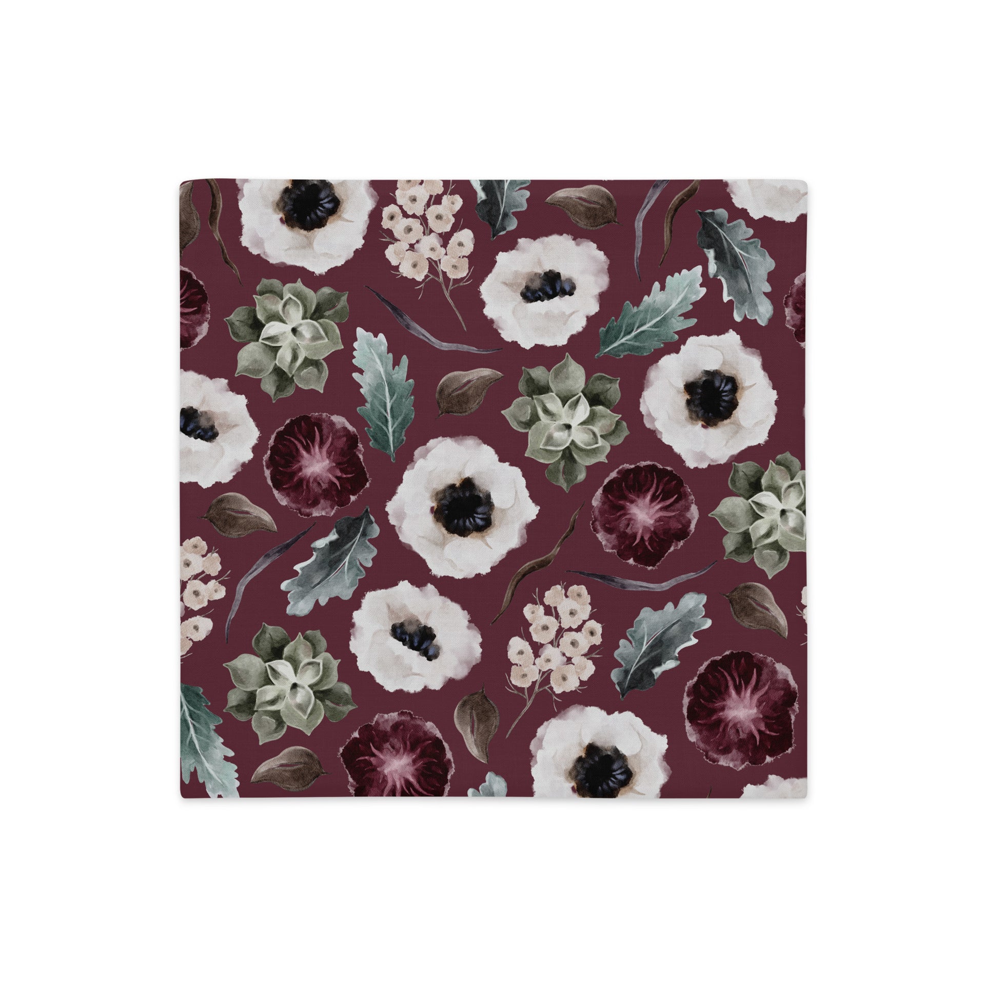 Granite Peaks Floral | Reversible Throw Pillow Cover