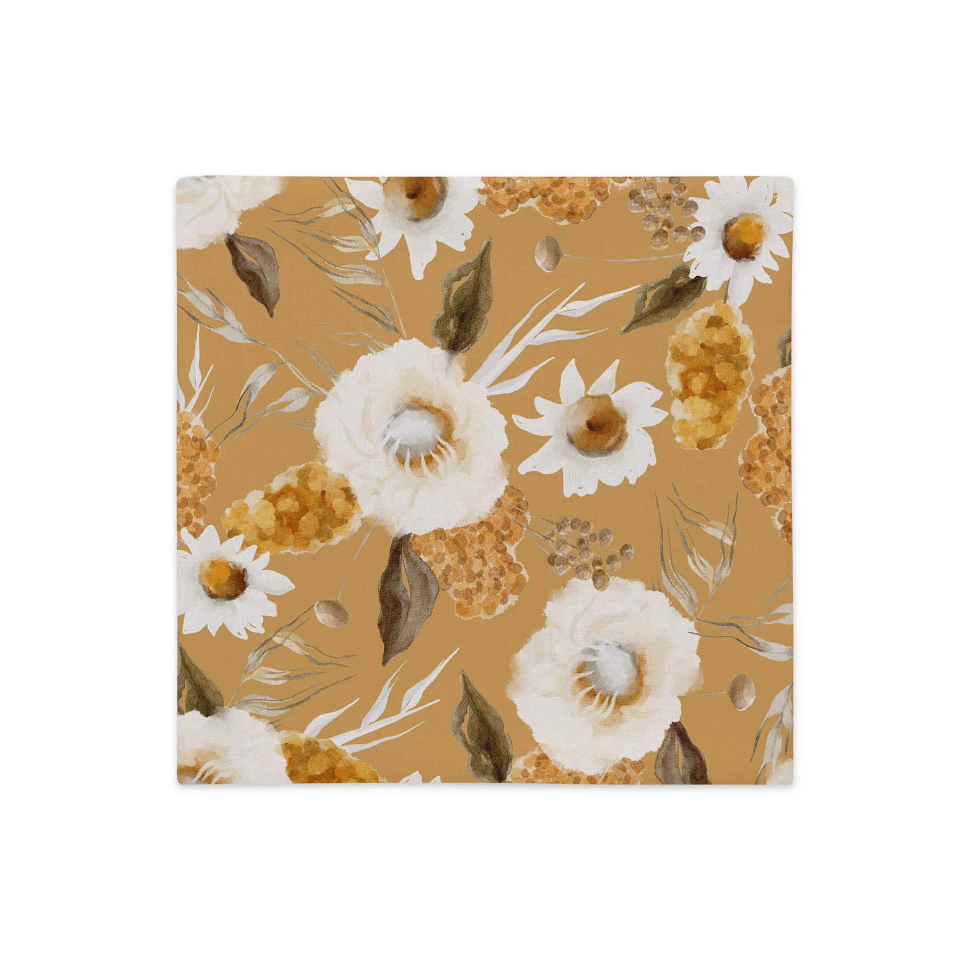 Prairie Wind Floral | Reversible Throw Pillow Cover