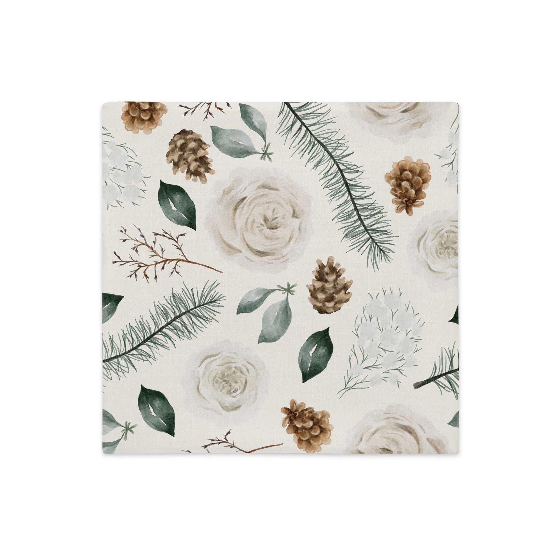 Alpine Refuge Floral | Reversible Throw Pillow Cover