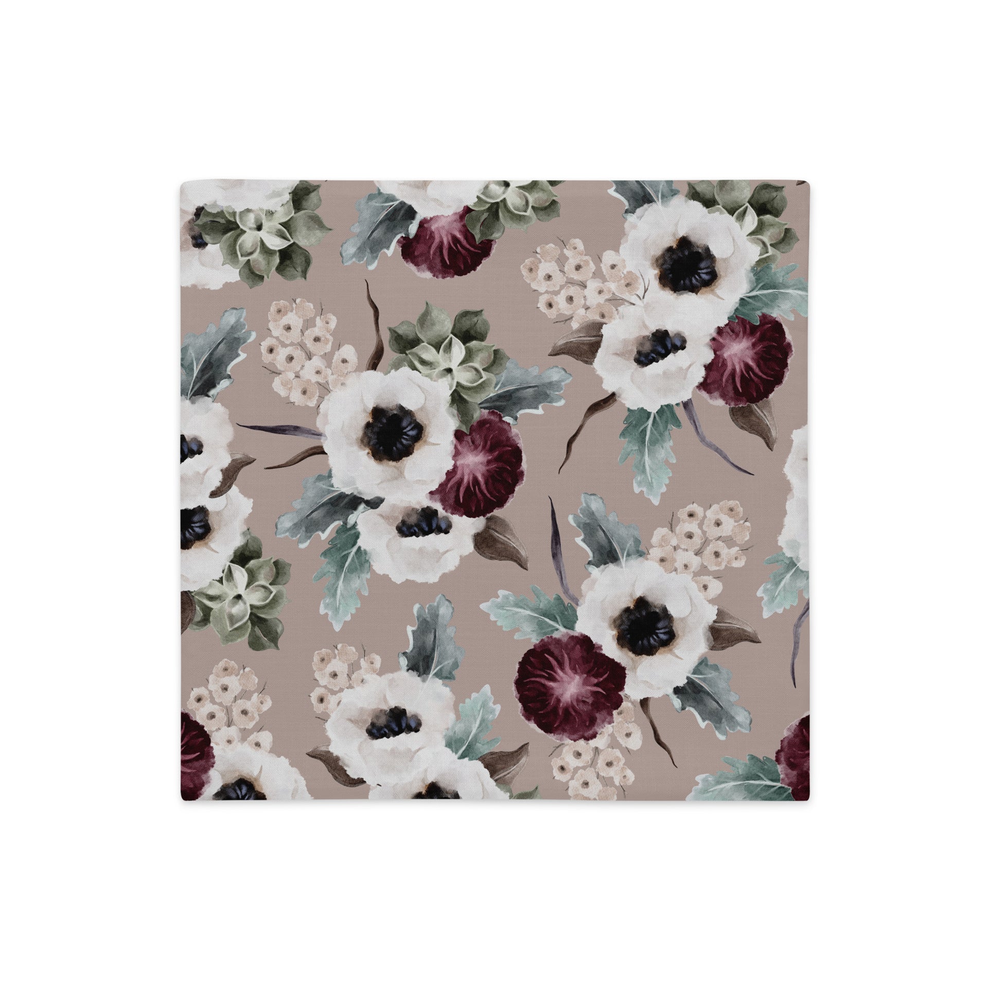 Granite Peaks Floral | Reversible Throw Pillow Cover