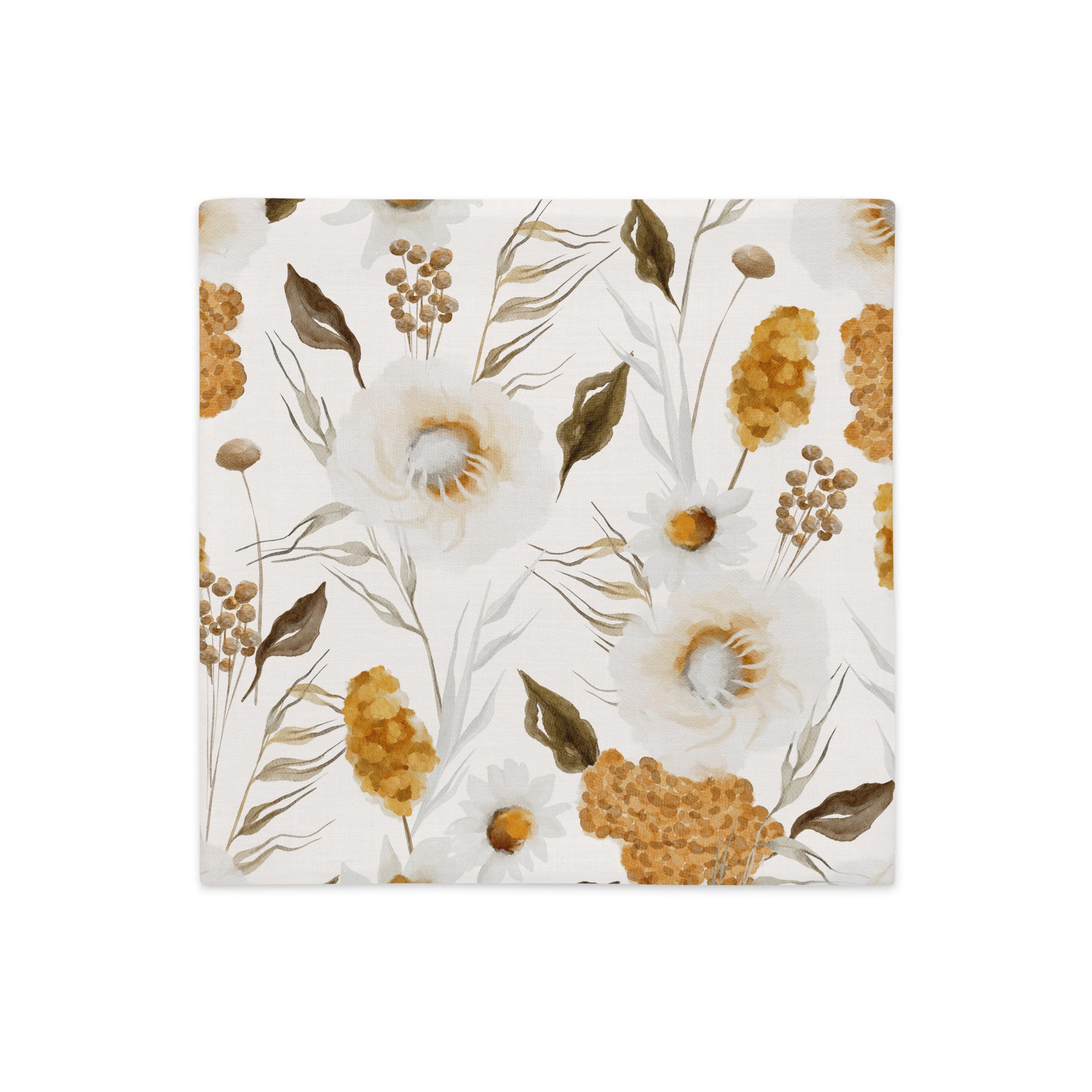 Prairie Wind Floral | Reversible Throw Pillow Cover