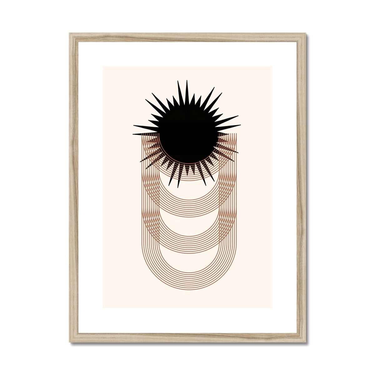 Black Sun | Framed & Matted Print