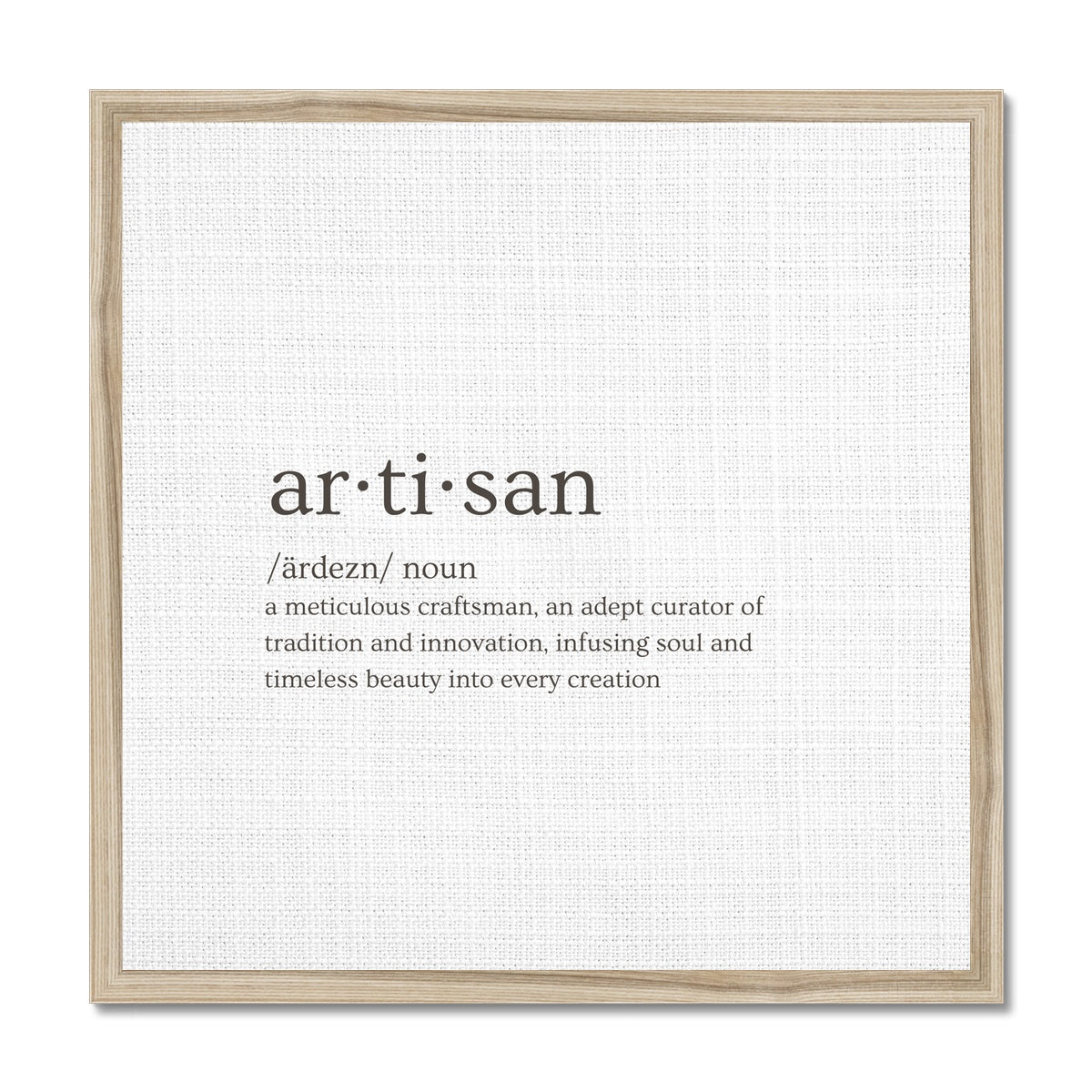 Artisan | Framed Print