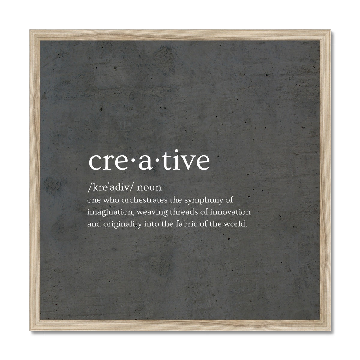 Creative | Framed Print