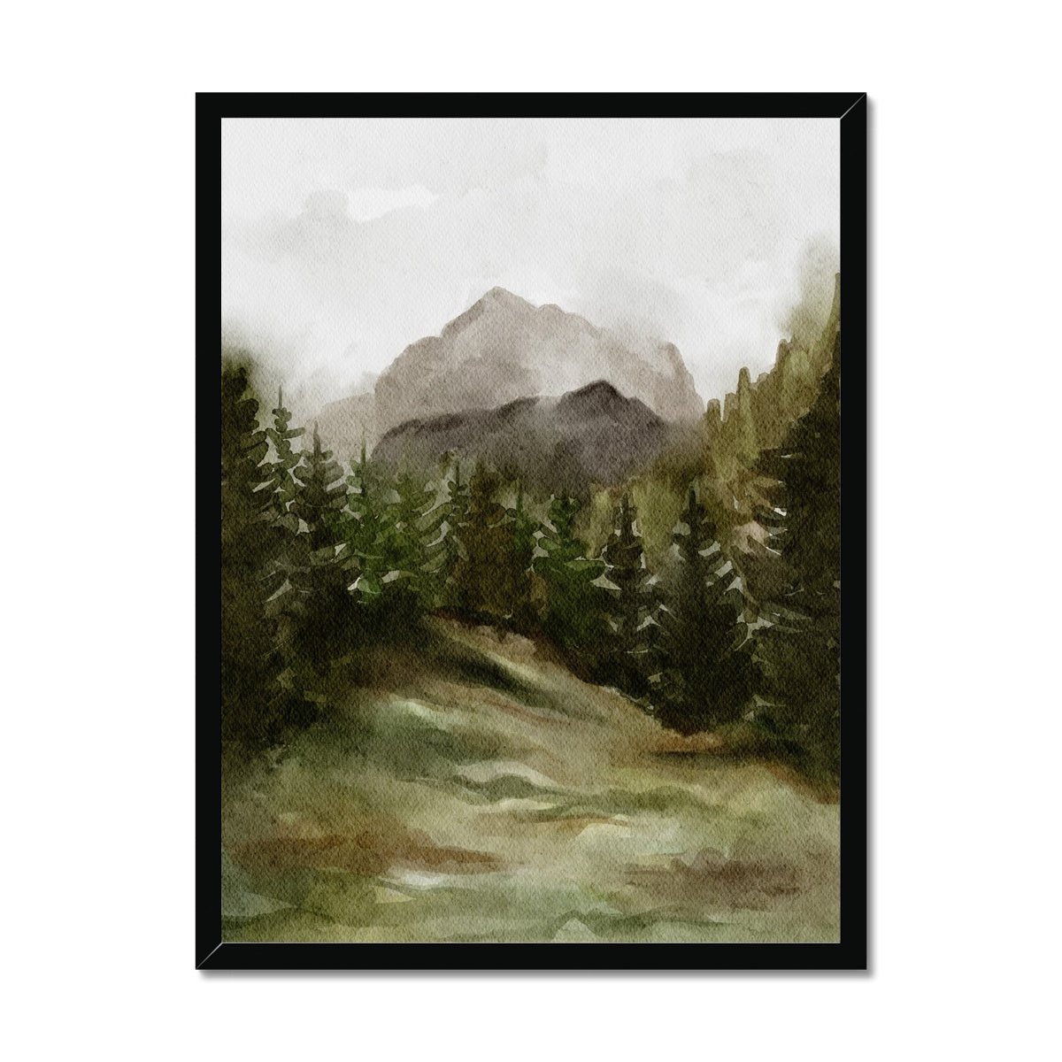 Woodland Fog | Framed Print