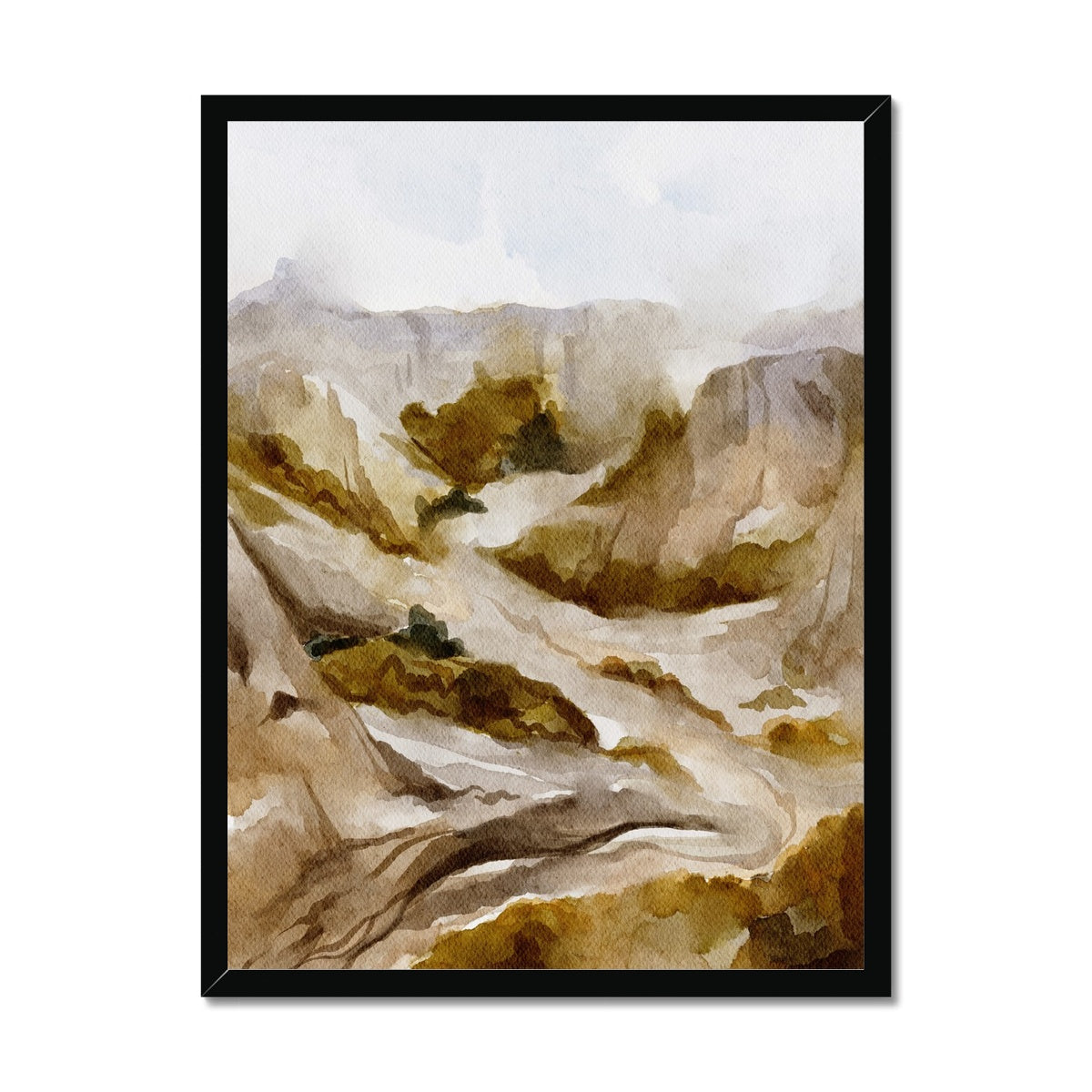 Badland Echo | Framed Print