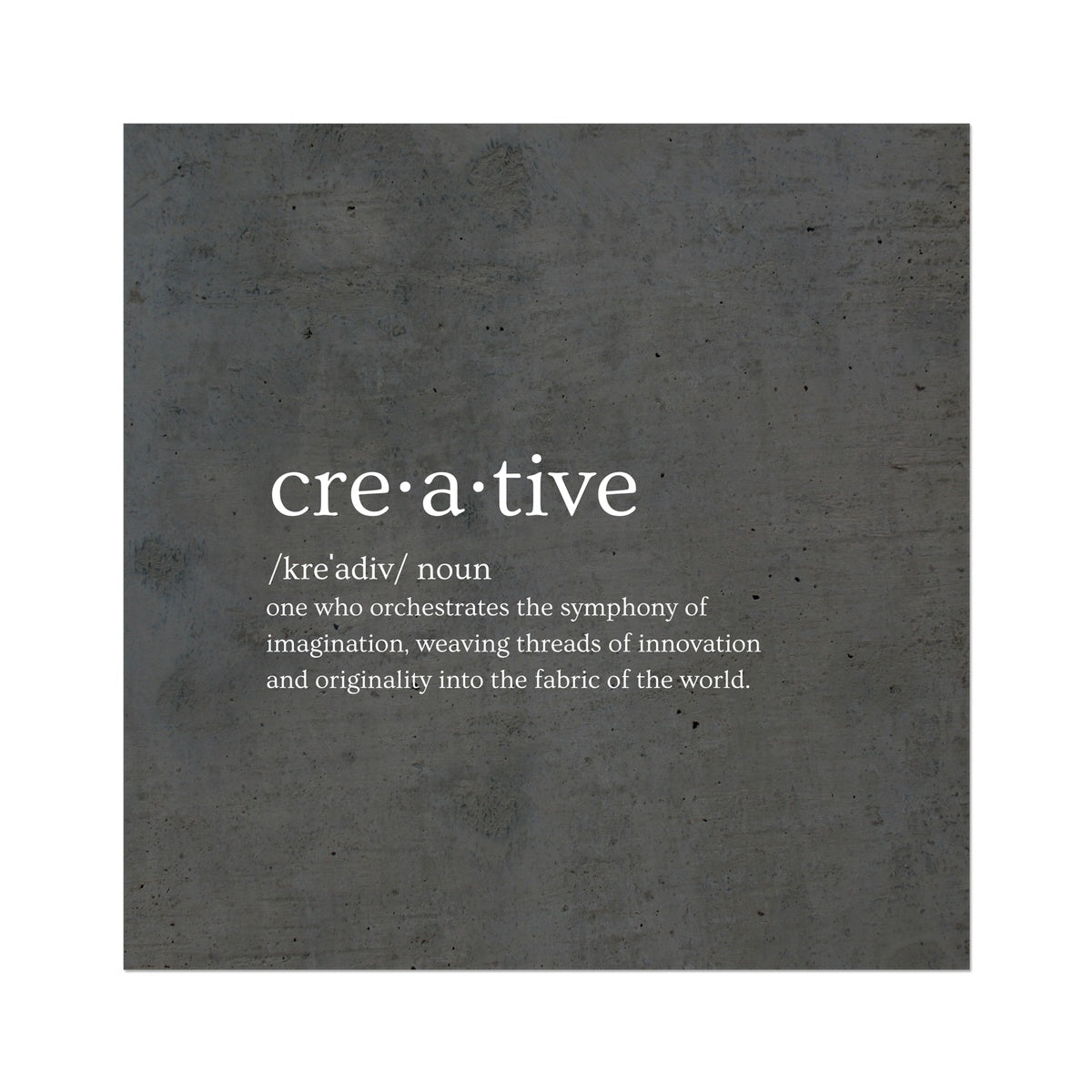 Creative | Fine Art Print