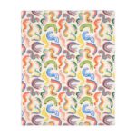 Rainbow Forest Throw Blanket - Image 6