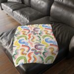 Rainbow Forest Throw Blanket - Image 5